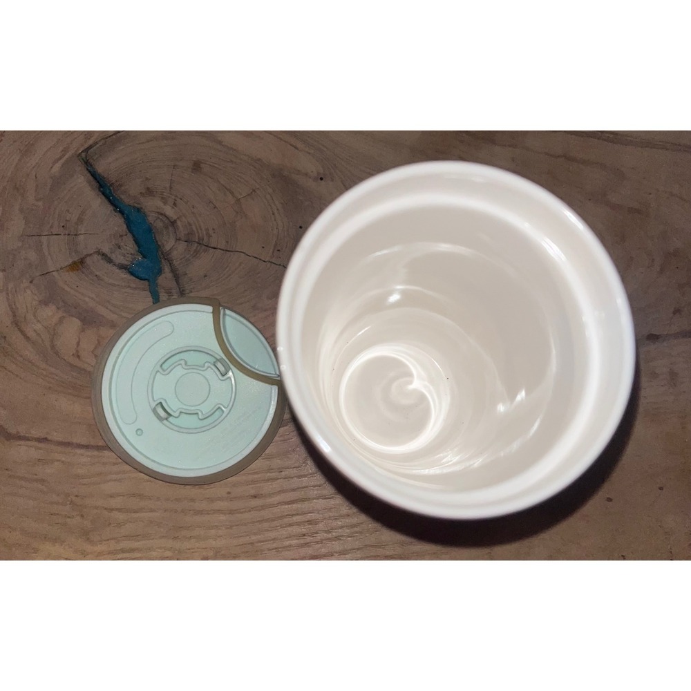 Starbucks 2021 Anniversary Iridescent Siren Mermaid Ceramic Tumbler12oz preowned - Picture 6 of 6
